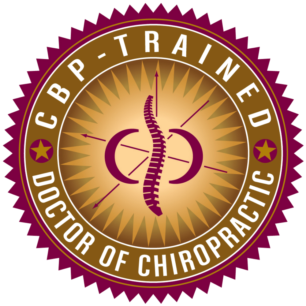 CBP Trained Doctor of Chiropractic badge